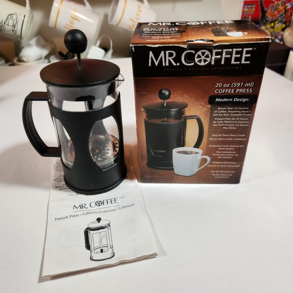Mr Coffee 20 oz pressed at its best